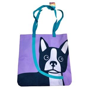 [2] Canvas Tote Bags ◈ Boston Terrier Frenchie